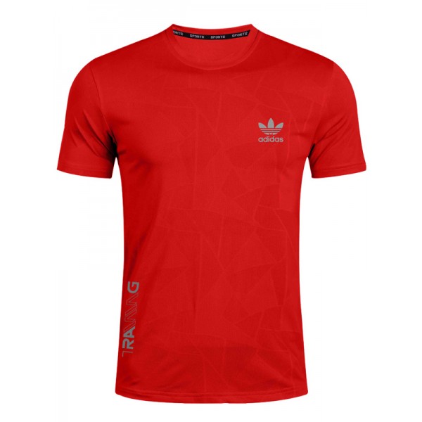 Adas maglia da allenamento abbigliamento sportivo uniforme maglia da calcio da uomo calcio rosso casual manica corta t-shirt sportiva 2023-2024